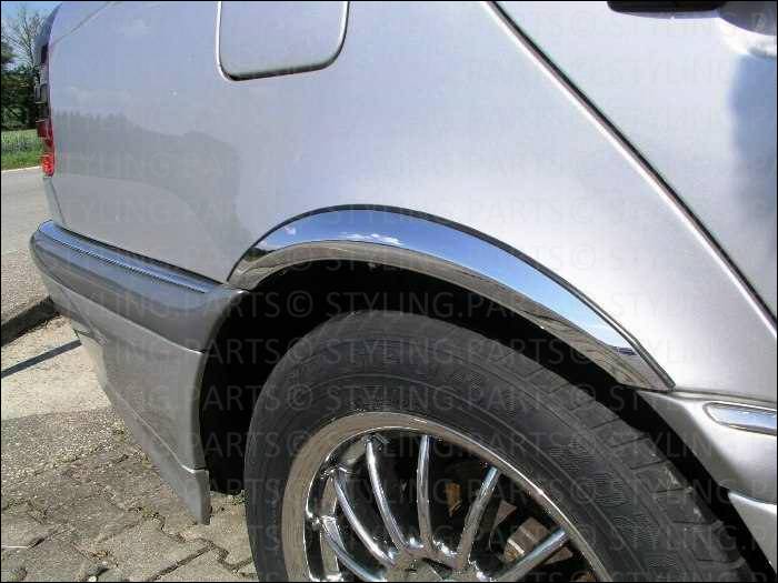 Mercedes w202 chrome wheel arches #4