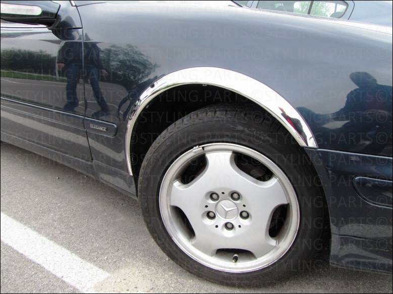 Mercedes w208 clk chrome wheel arch trim #3
